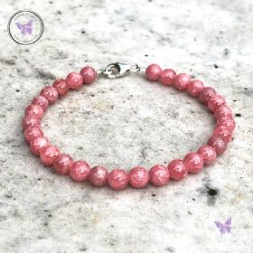 Classical Rhodochrosite Healing Bracelet